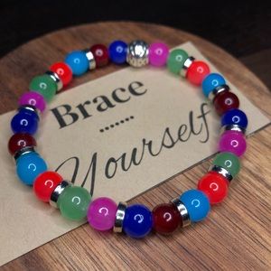 EDC Kandi Glass Bead Bracelet